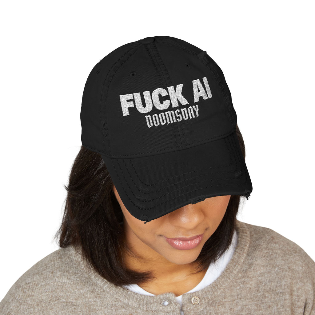 Fuck AI Dad Hat | Doomsday Inc.
