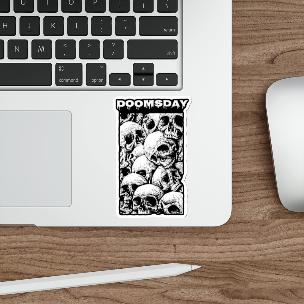 Skull Pile Sticker | Doomsday Inc.