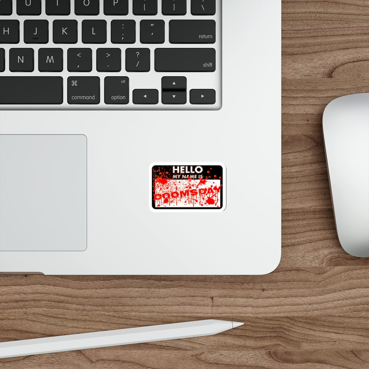 Hello My Name Is Doomsday Sticker | Doomsday Inc.