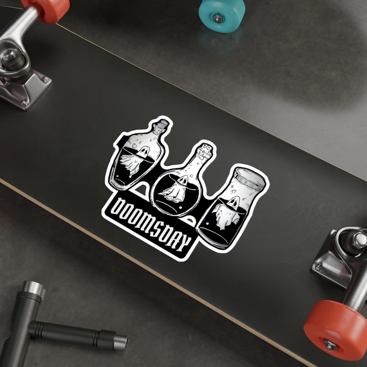 Bottled Spirits Sticker | Doomsday Inc.