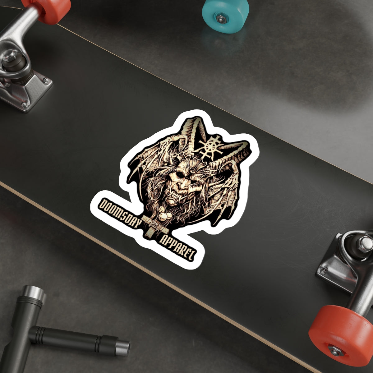 Horned Demon Sigil Sticker | Doomsday Inc.
