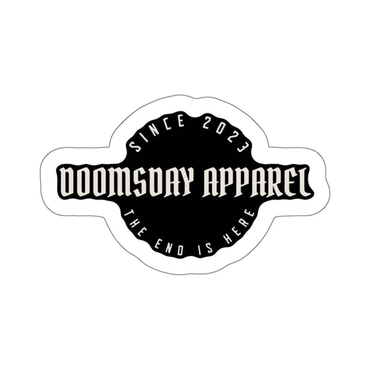 Doomsday Apparel Badge Sticker | Doomsday Inc.