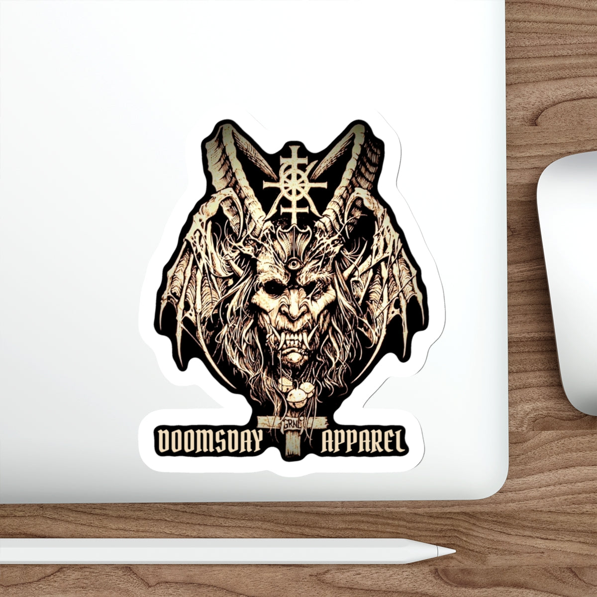 Horned Demon Sigil Sticker | Doomsday Inc.