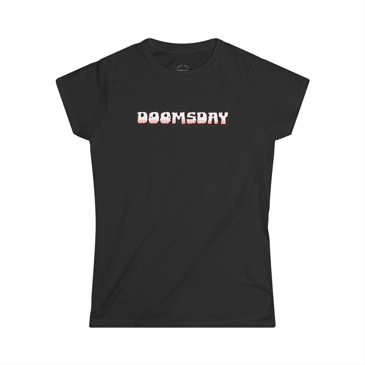 Doomsday Wordmark Women's Fitted Tee | Doomsday Inc.