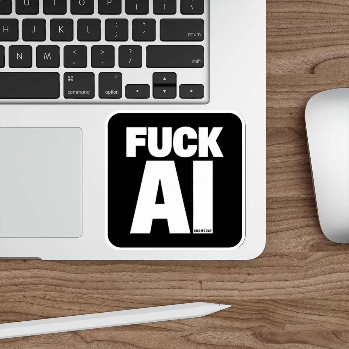 Fuck AI Sticker | Doomsday Inc.