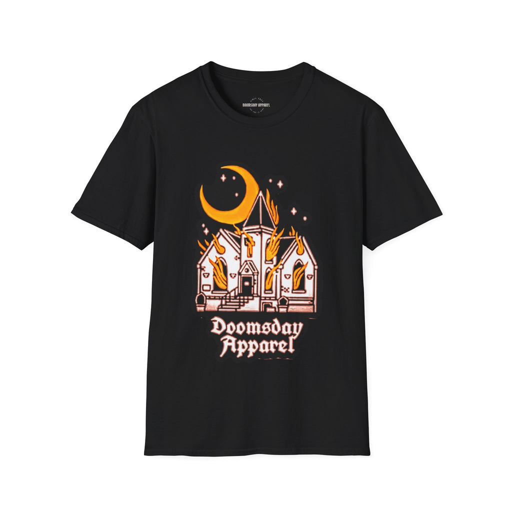 Haunted Chapel Tee - Doomsday Inc.