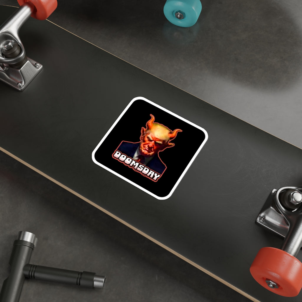 Devil Trump Sticker | Doomsday Inc.