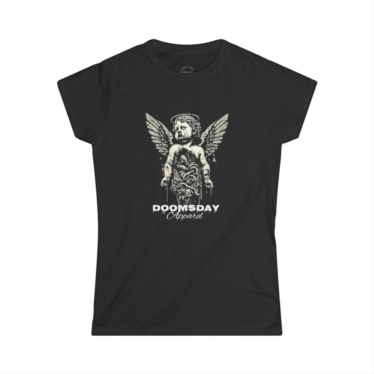 Fallen Cherub Women's Fitted Tee | Doomsday Inc.