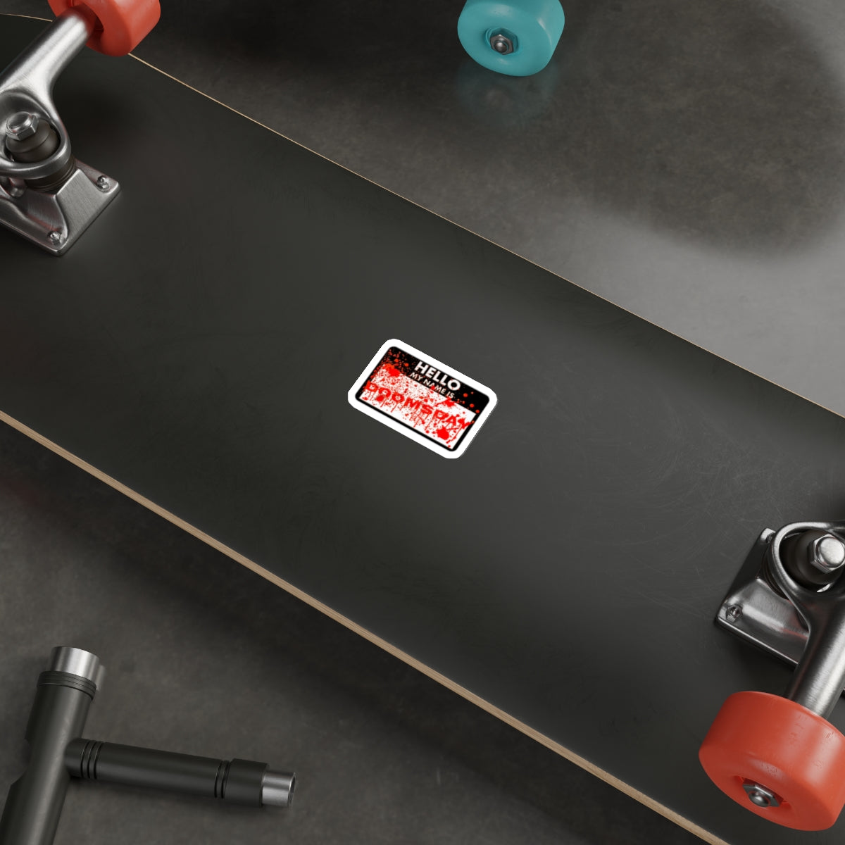 Hello My Name Is Doomsday Sticker | Doomsday Inc.