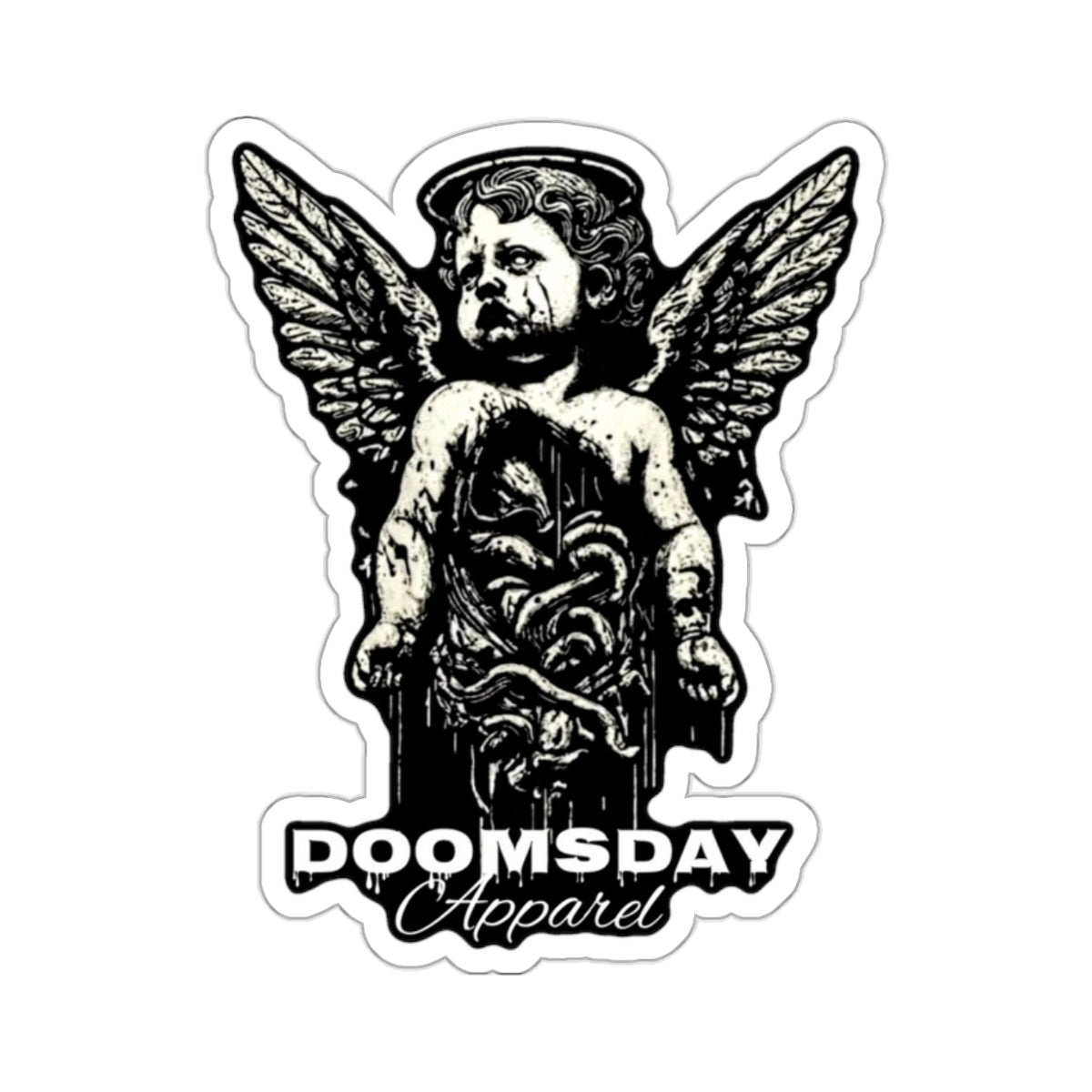 Fallen Cherub Sticker - Doomsday Inc.