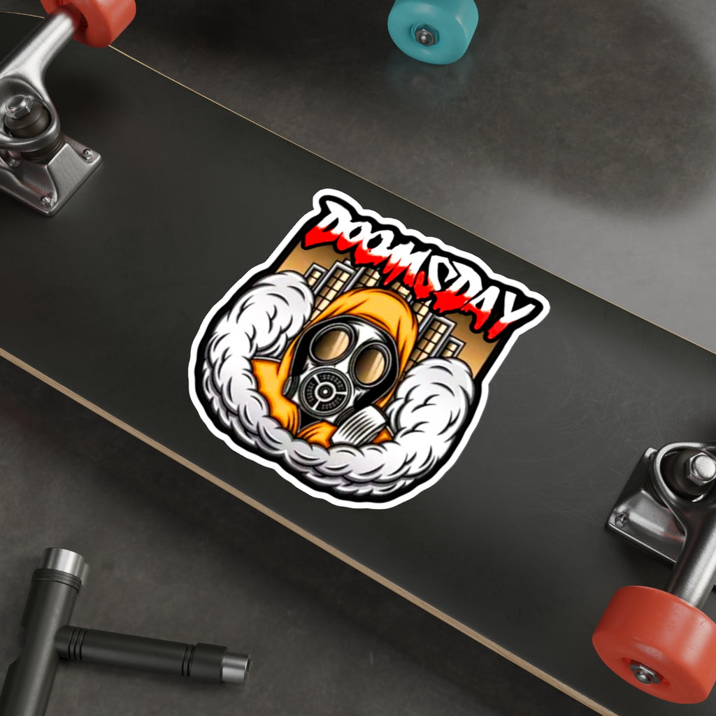 Toxic Skyline Sticker | Doomsday Inc.