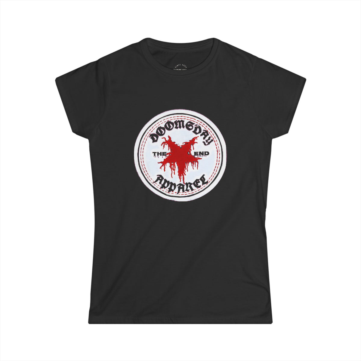 Ex-Con Women's Fitted Tee | Doomsday Inc.