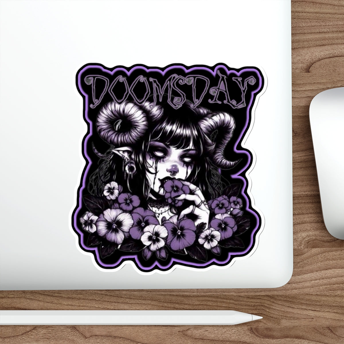 Petal Demon Sticker | Doomsday Inc.