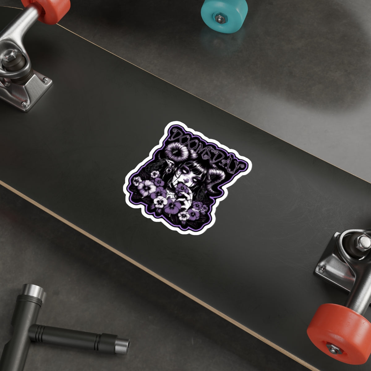 Petal Demon Sticker | Doomsday Inc.