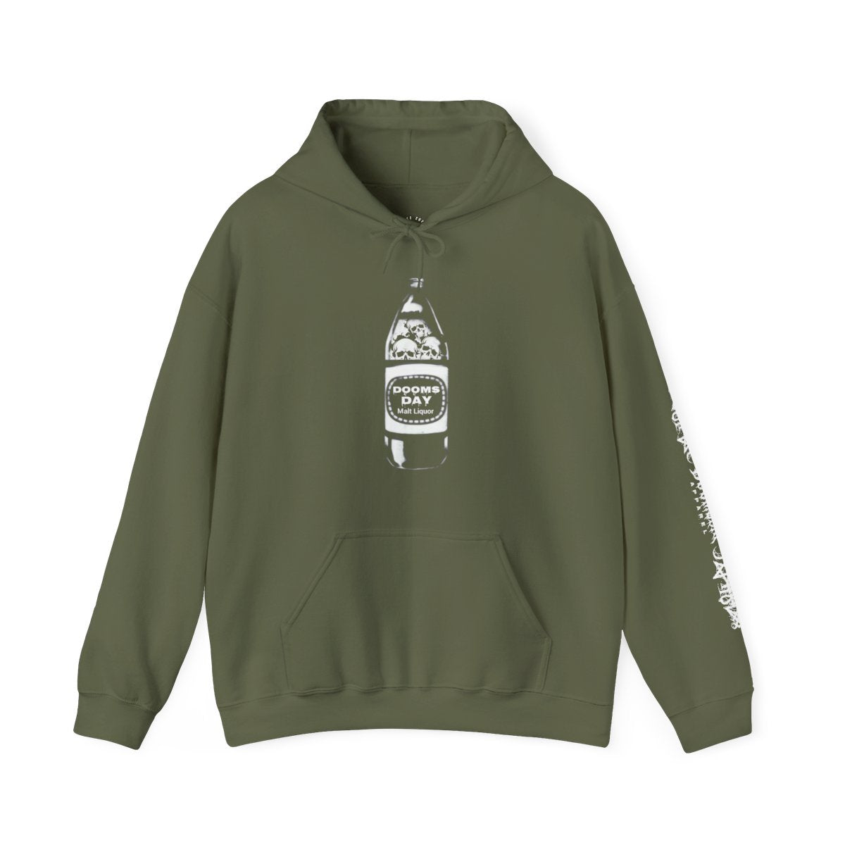 40 Oz. Of Doom Hoodie - Military Green