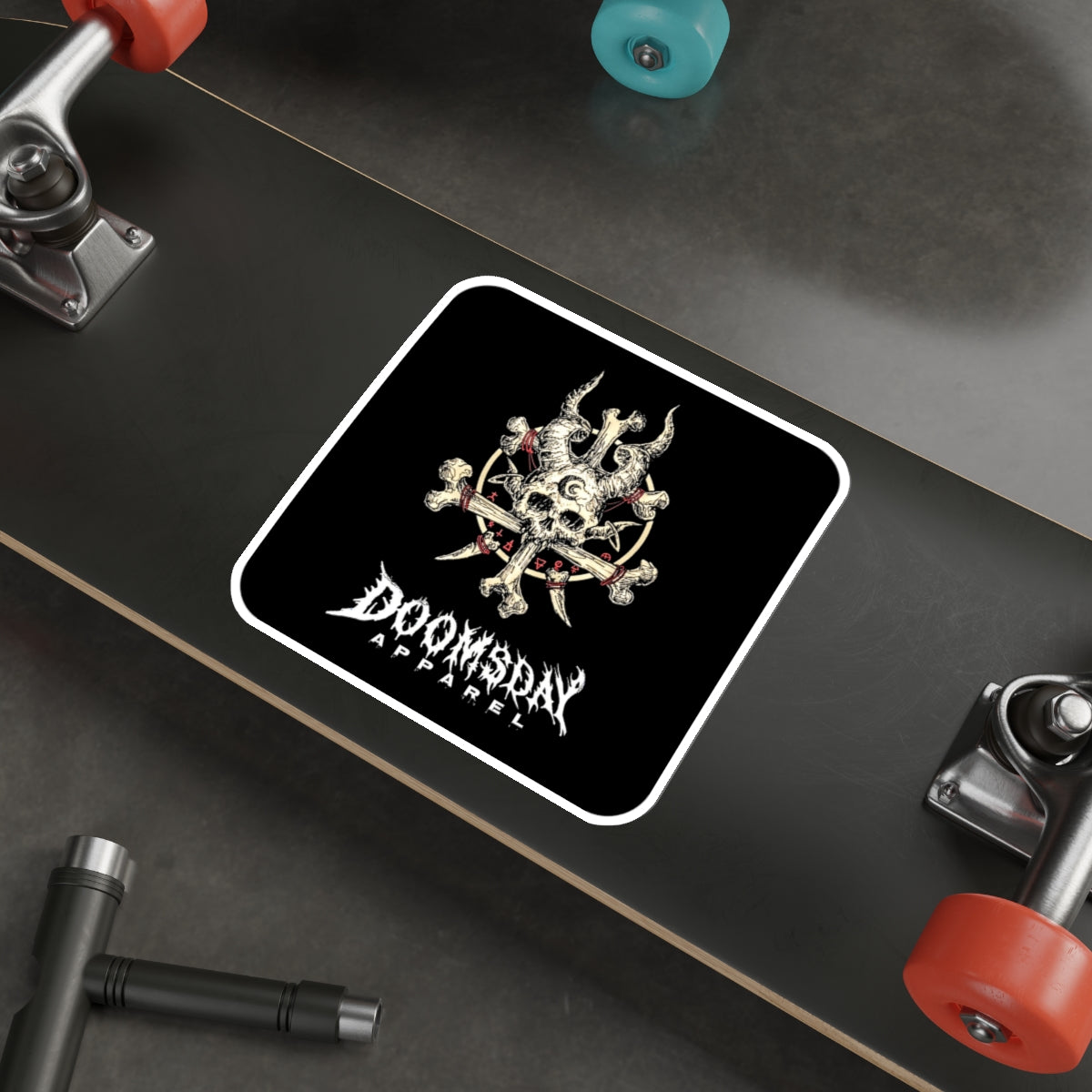 Bone Crown Sticker | Doomsday Inc.