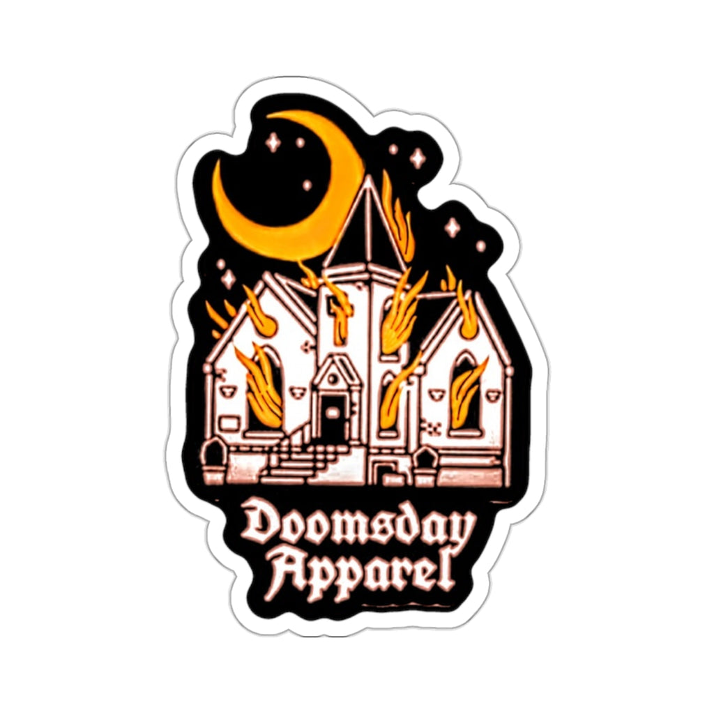 Haunted Chapel Sticker - Doomsday Inc.