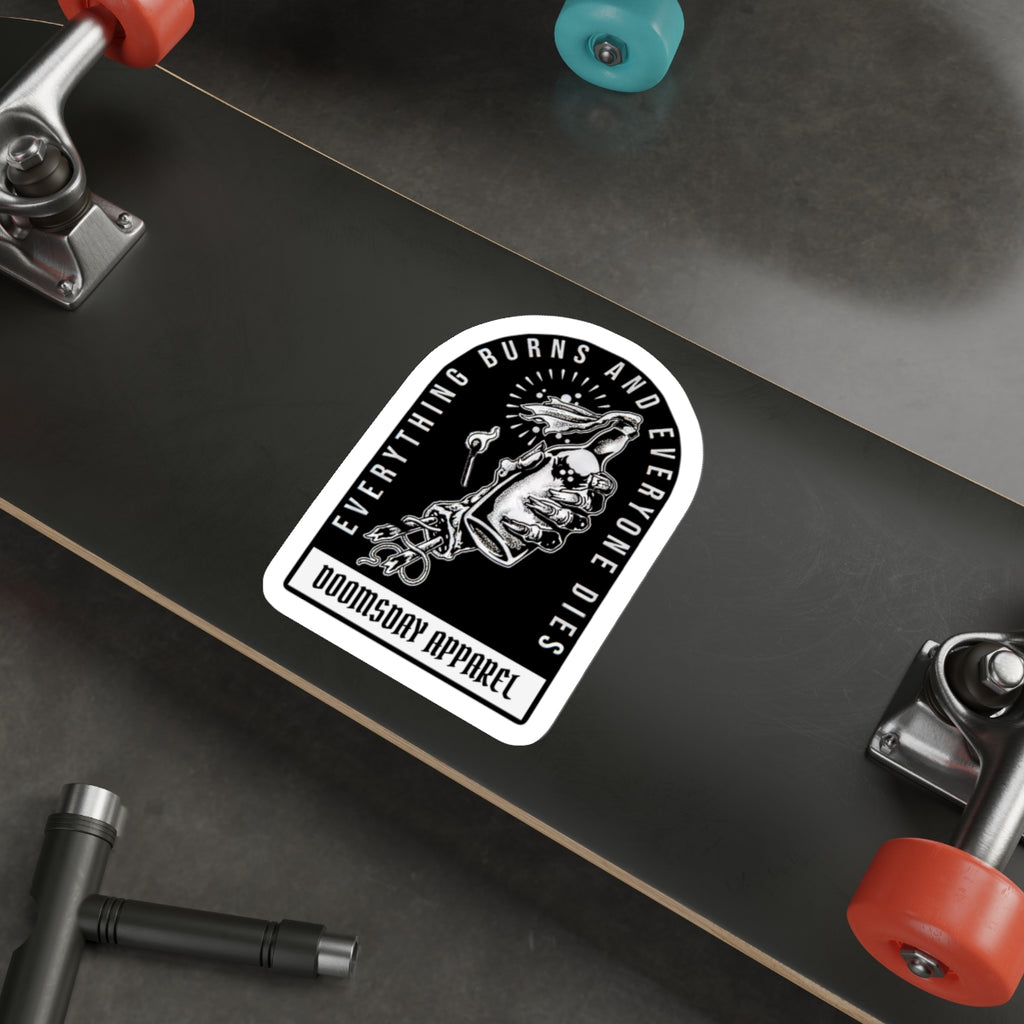 Everything Burns Sticker | Doomsday Inc.