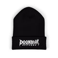 Black Metal Wordmark Beanie | Doomsday Inc.