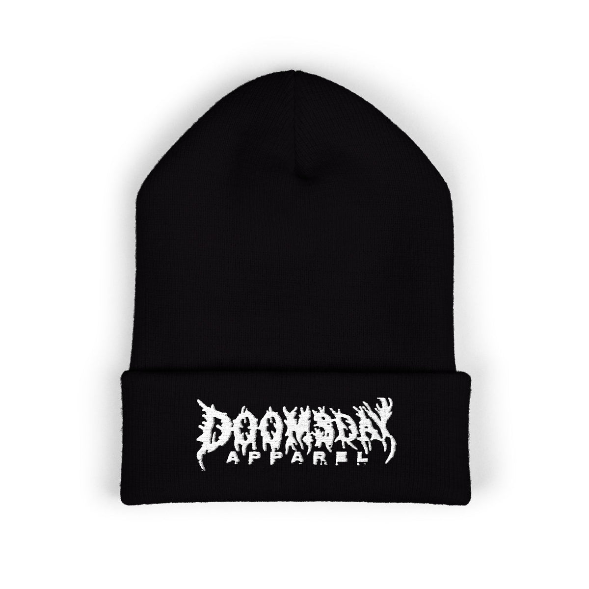 Black Metal Wordmark Beanie | Doomsday Inc.