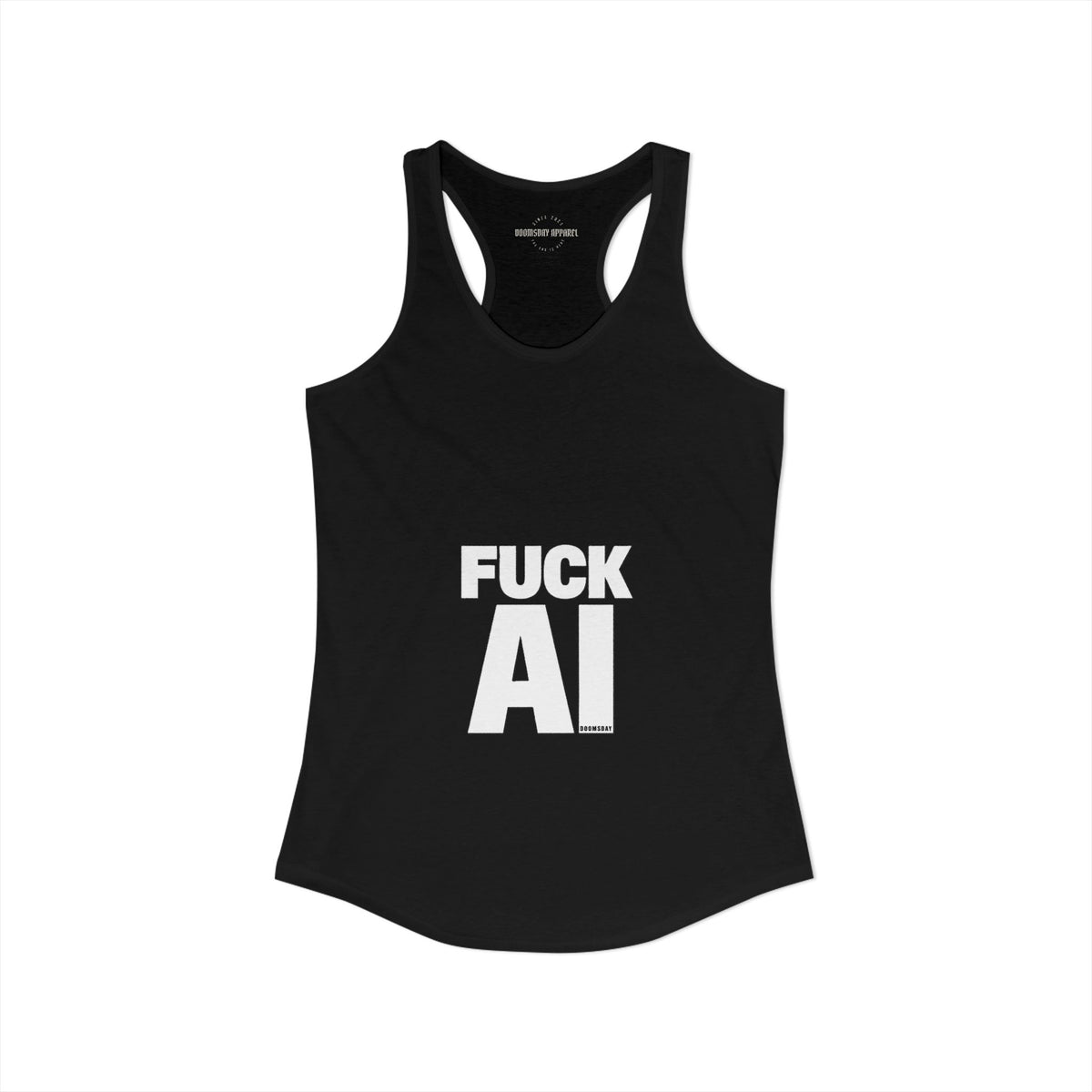 Fuck AI Women's Tank | Doomsday Inc.