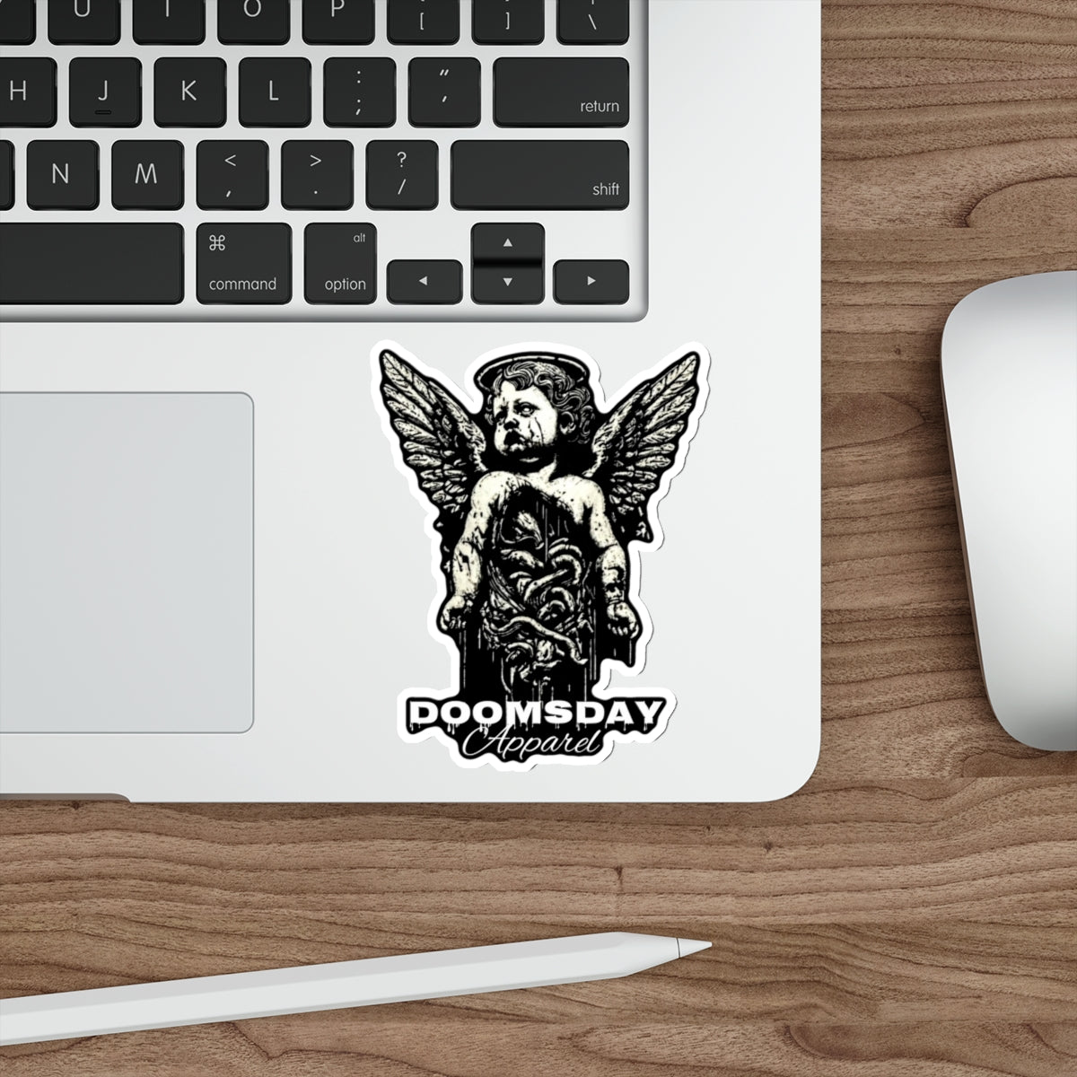 Fallen Cherub Sticker | Doomsday Inc.