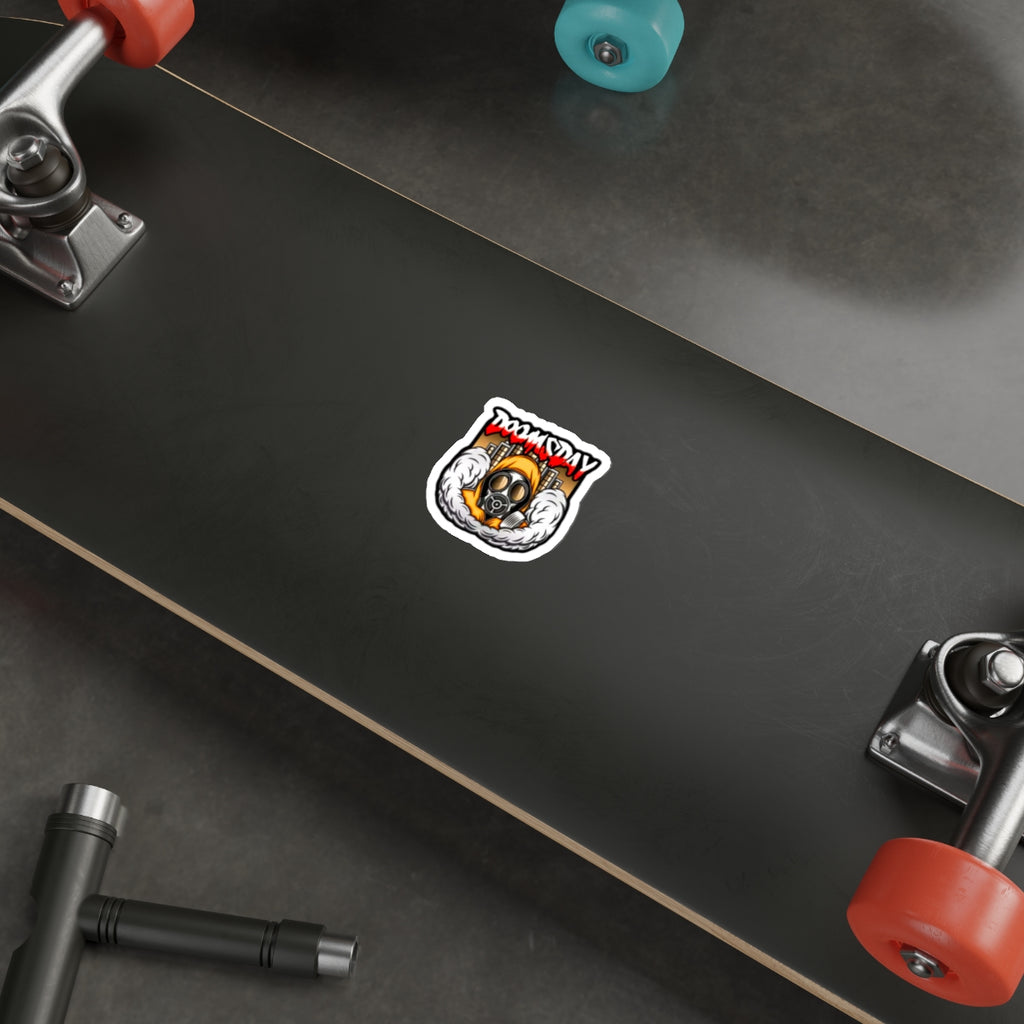 Toxic Skyline Sticker | Doomsday Inc.