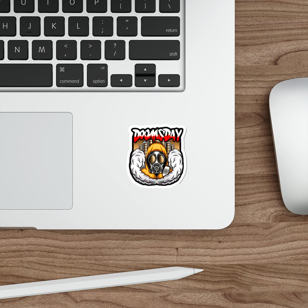 Toxic Skyline Sticker | Doomsday Inc.