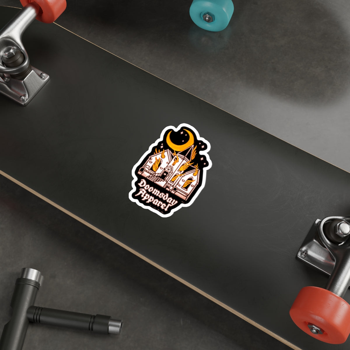 Haunted Chapel Sticker | Doomsday Inc.