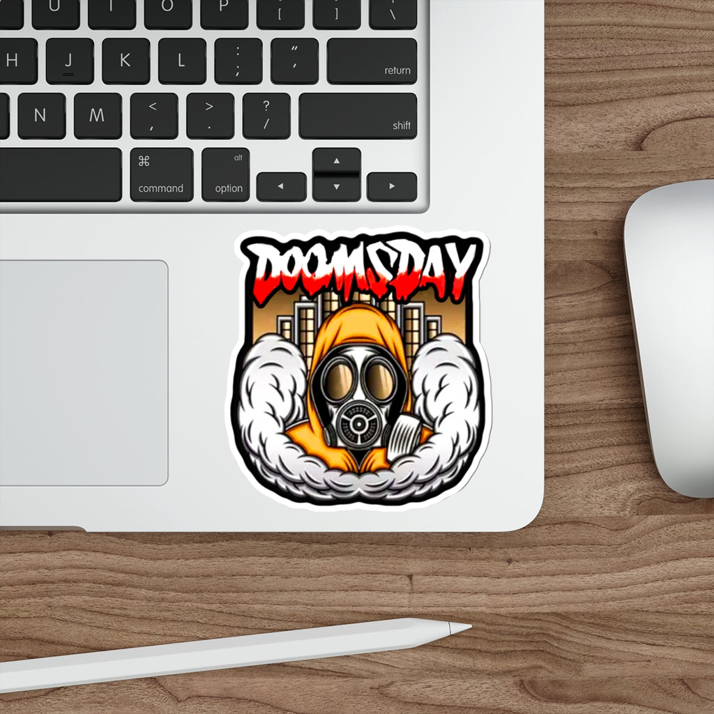 Toxic Skyline Sticker | Doomsday Inc.