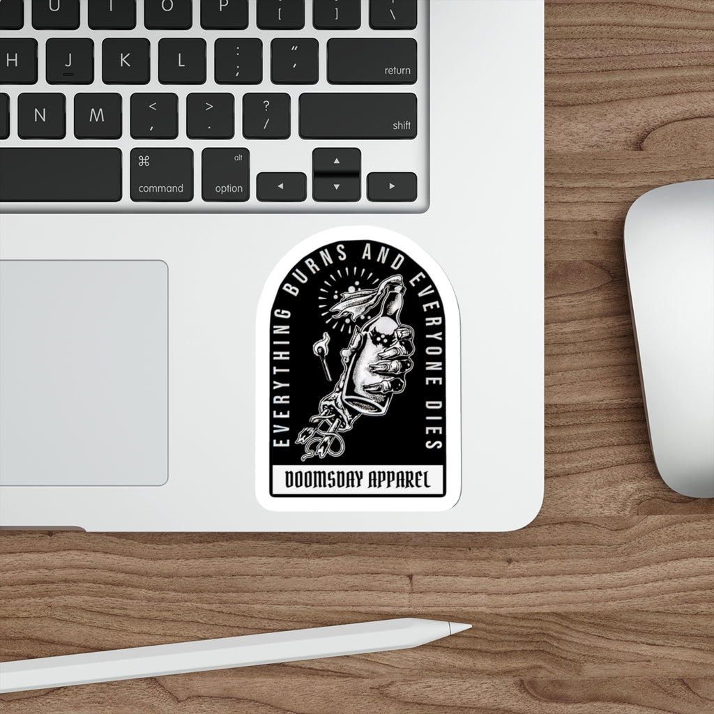Everything Burns Sticker | Doomsday Inc.