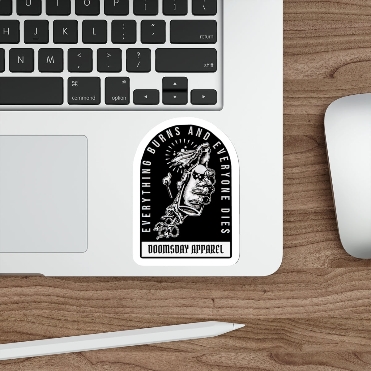 Everything Burns Sticker | Doomsday Inc.