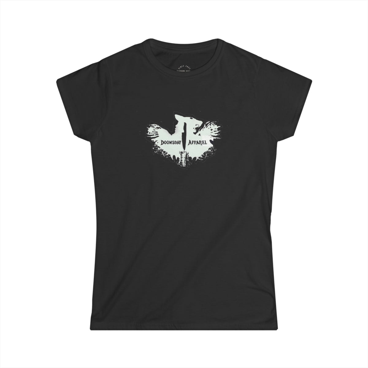 Wolf Crest Women's Fitted Tee | Doomsday Inc.