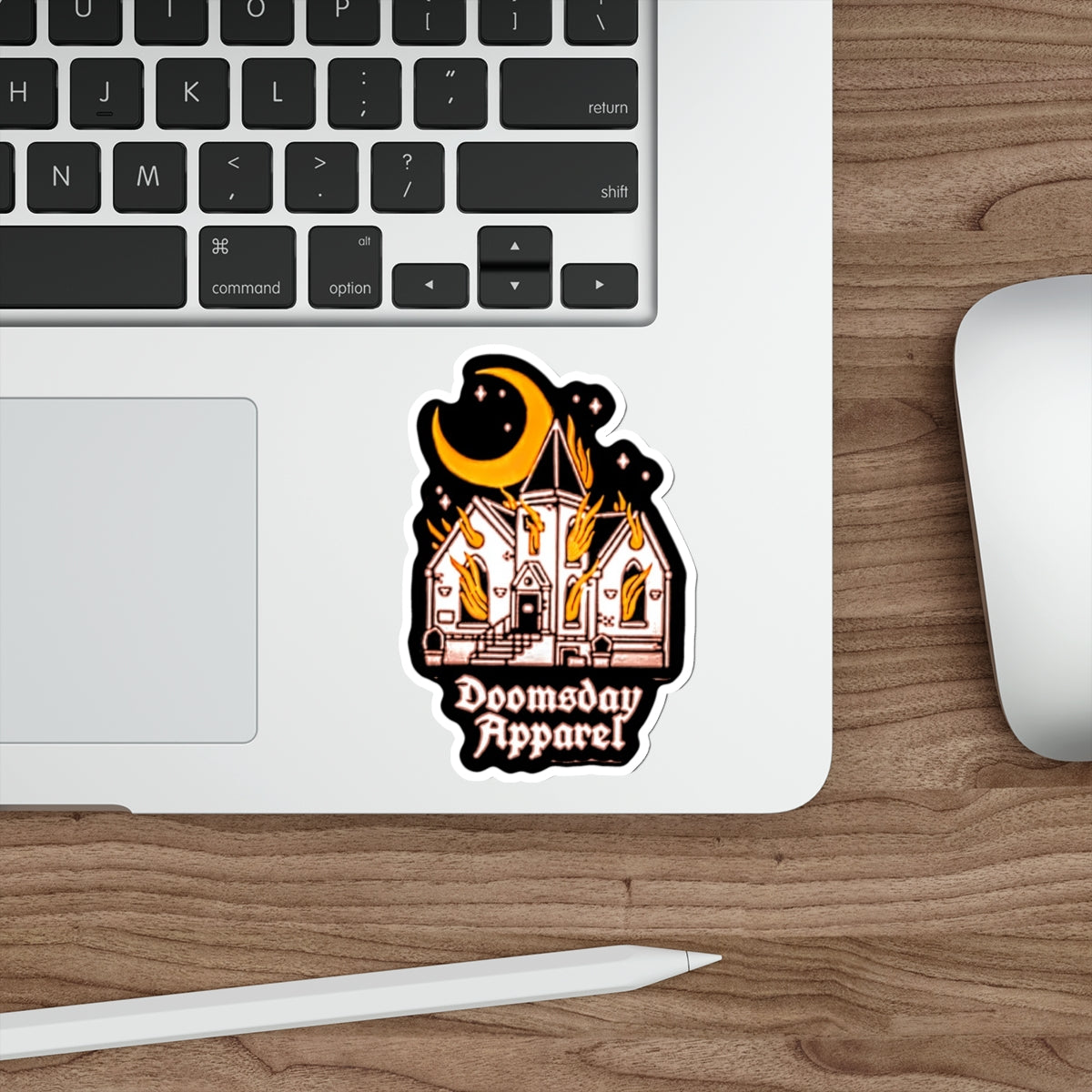 Haunted Chapel Sticker | Doomsday Inc.