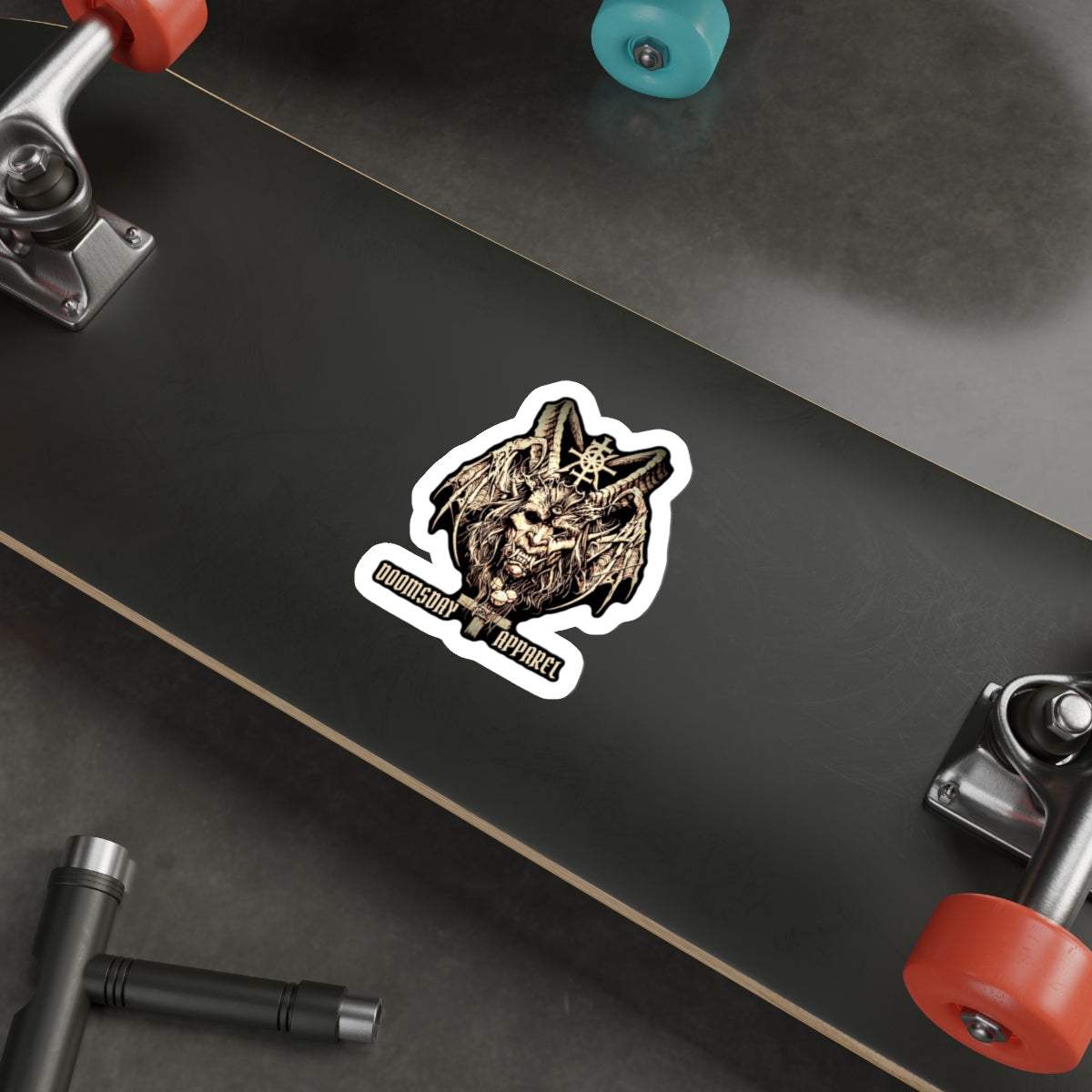 Horned Demon Sigil Sticker | Doomsday Inc.
