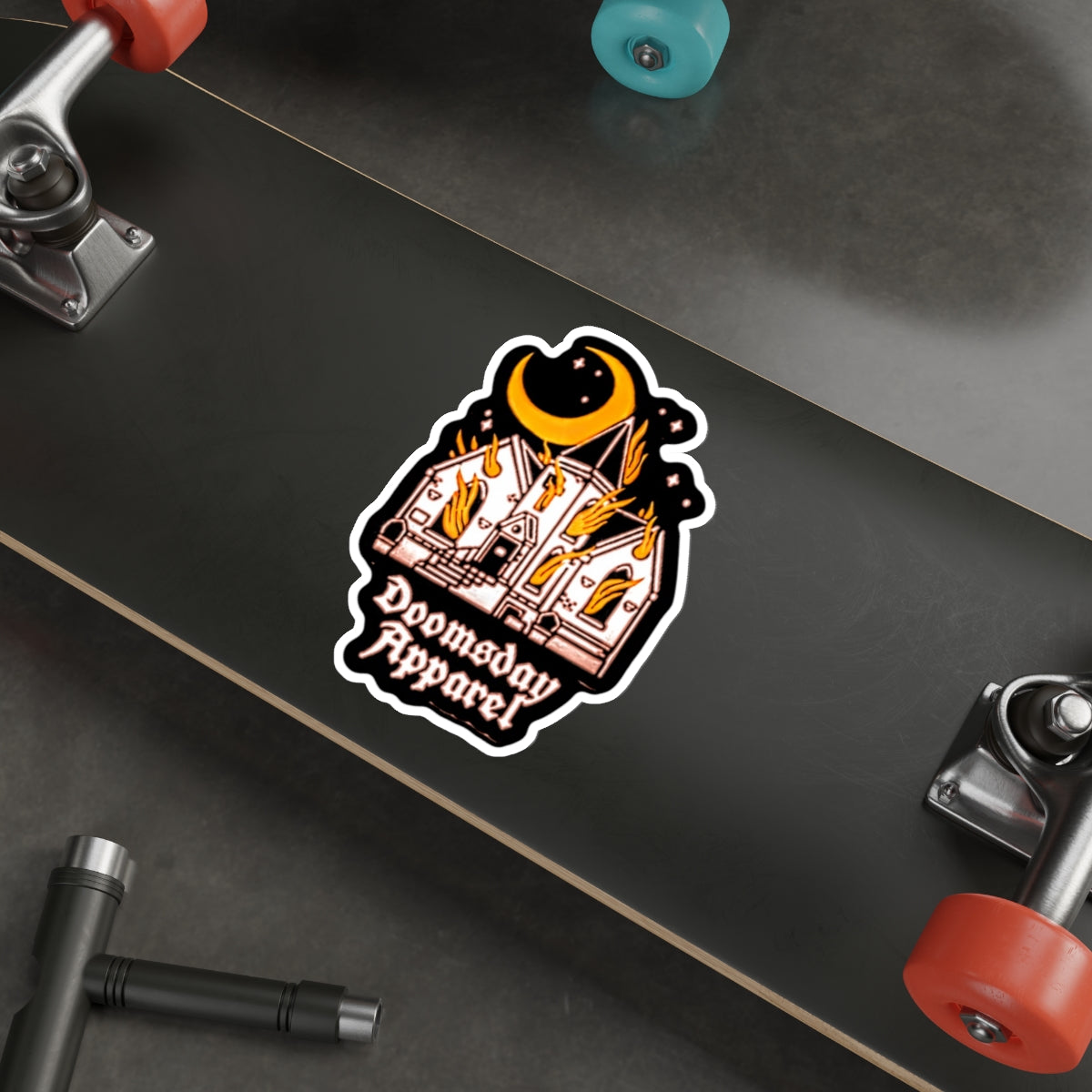 Haunted Chapel Sticker | Doomsday Inc.