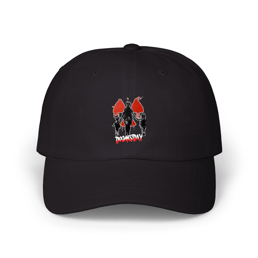 Gas-Mask Family Radiation Dad Hat | Doomsday Inc.