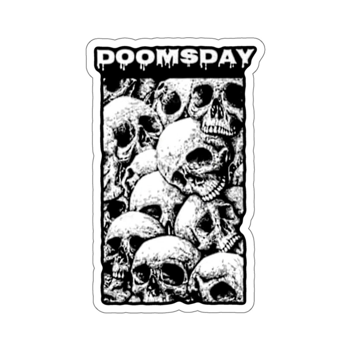 Skull Pile Sticker | Doomsday Inc.
