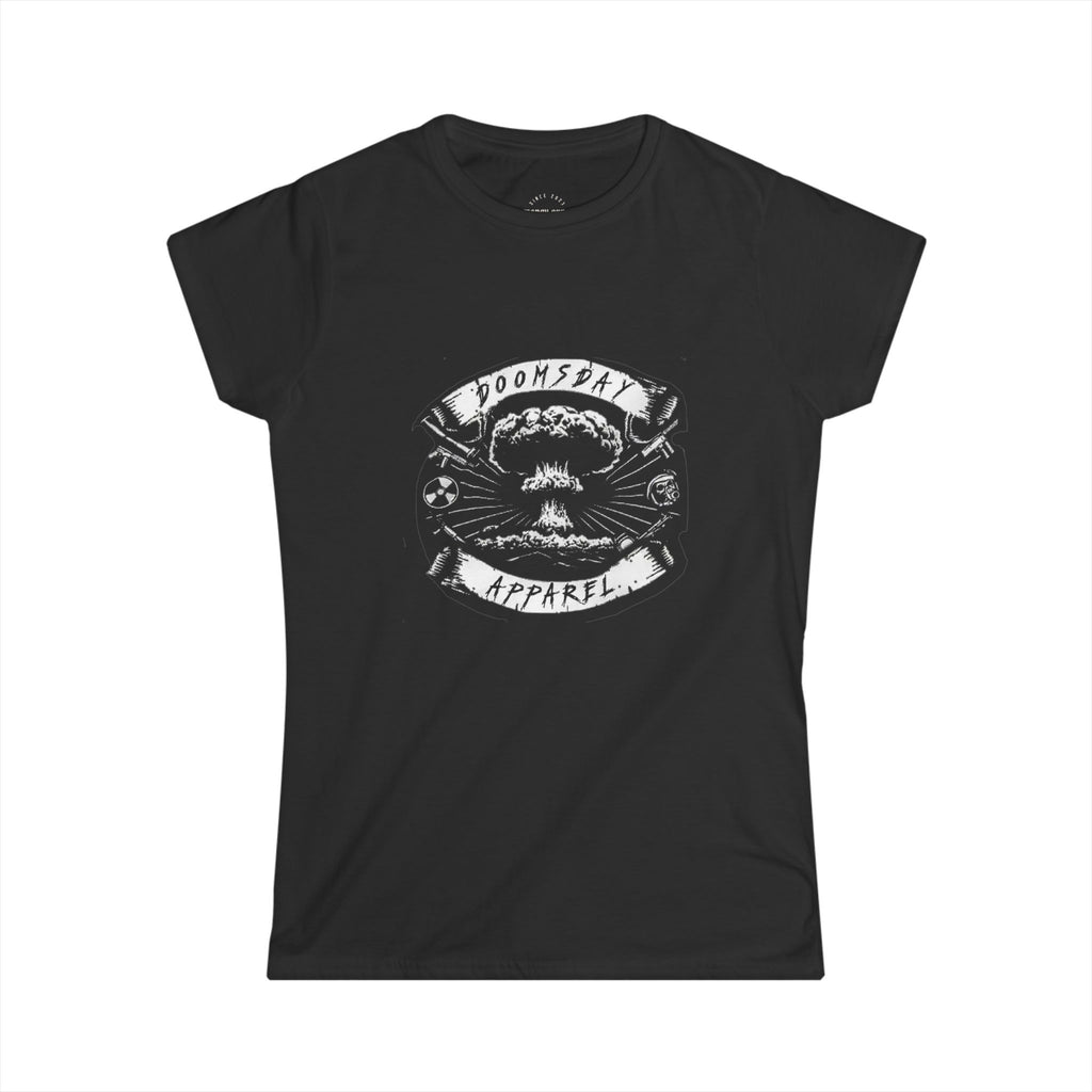 Mushroom Cloud Women's Fitted Tee | Doomsday Inc.