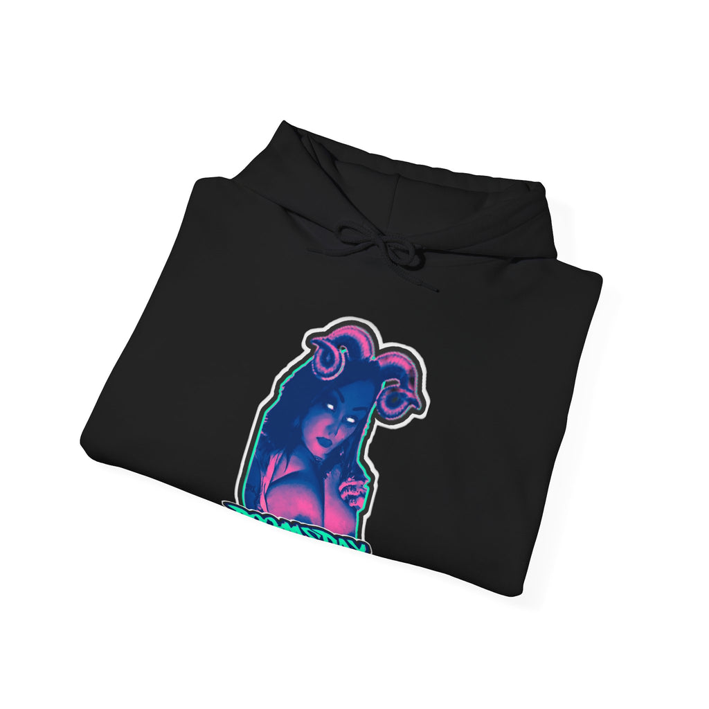 Neon Succubus Hoodie | Doomsday Inc.