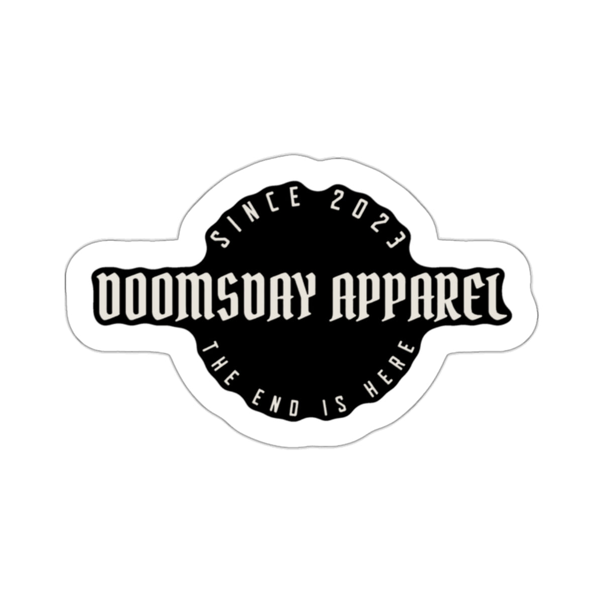Doomsday Apparel Badge Sticker | Doomsday Inc.