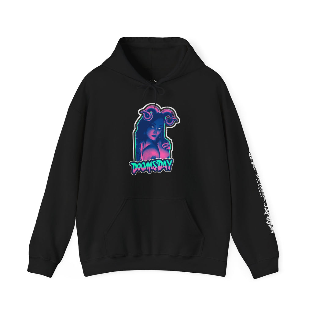 Neon Succubus Hoodie - Doomsday Inc.