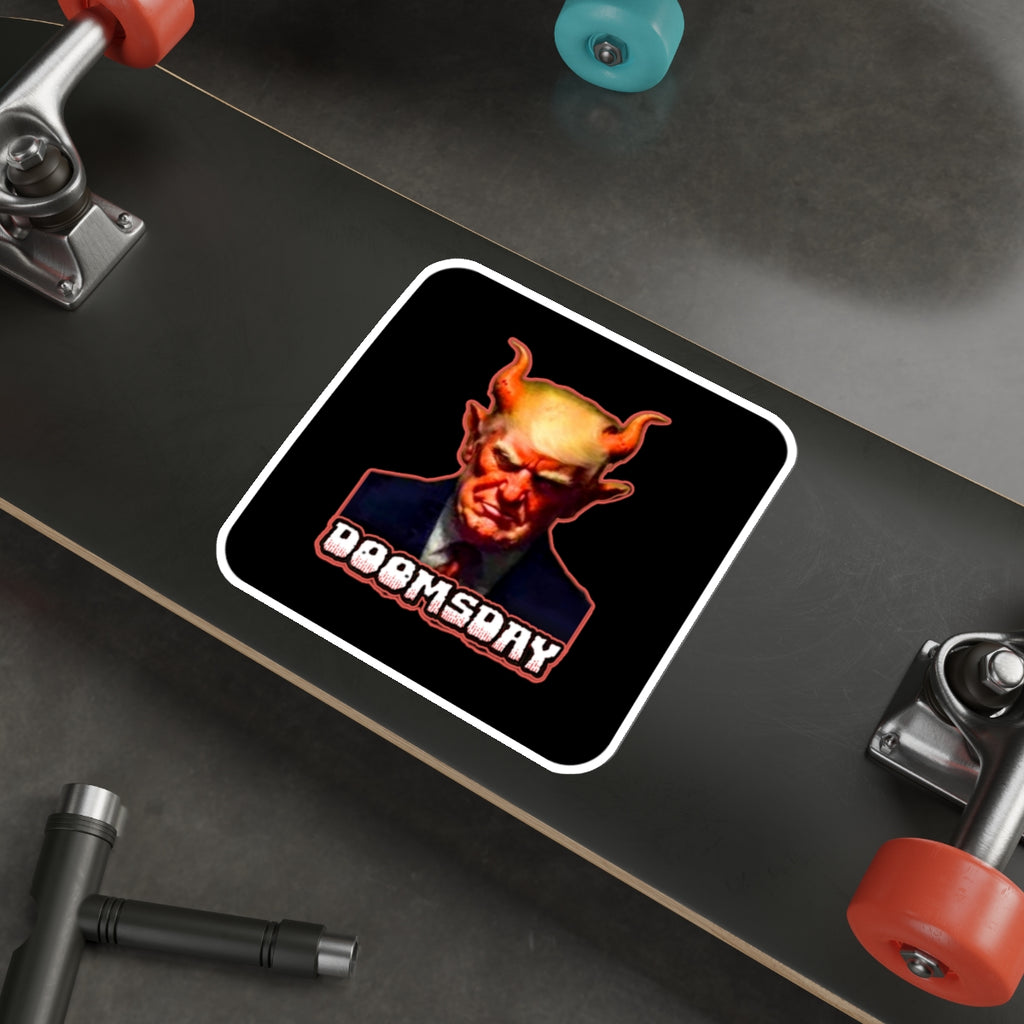 Devil Trump Sticker | Doomsday Inc.