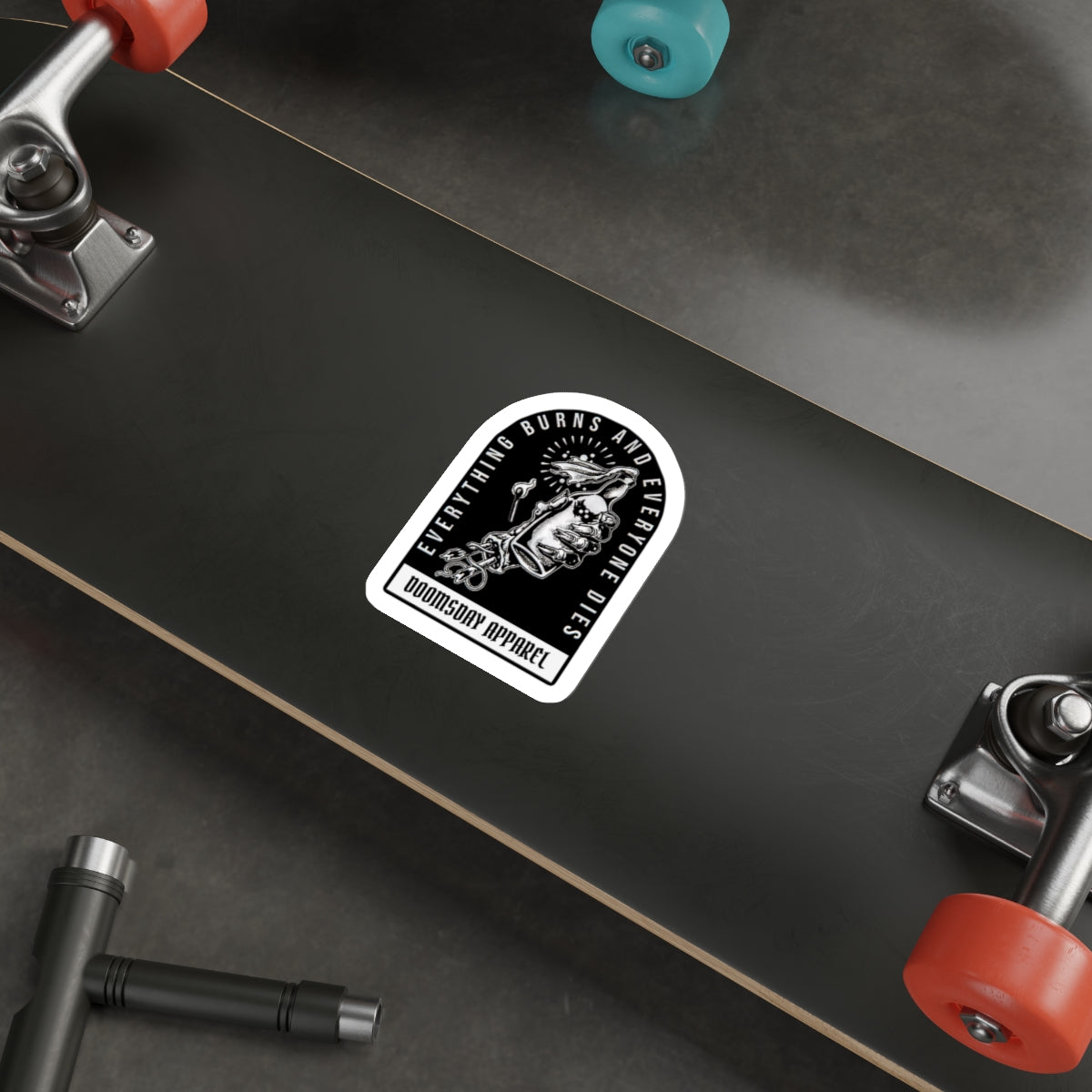 Everything Burns Sticker | Doomsday Inc.