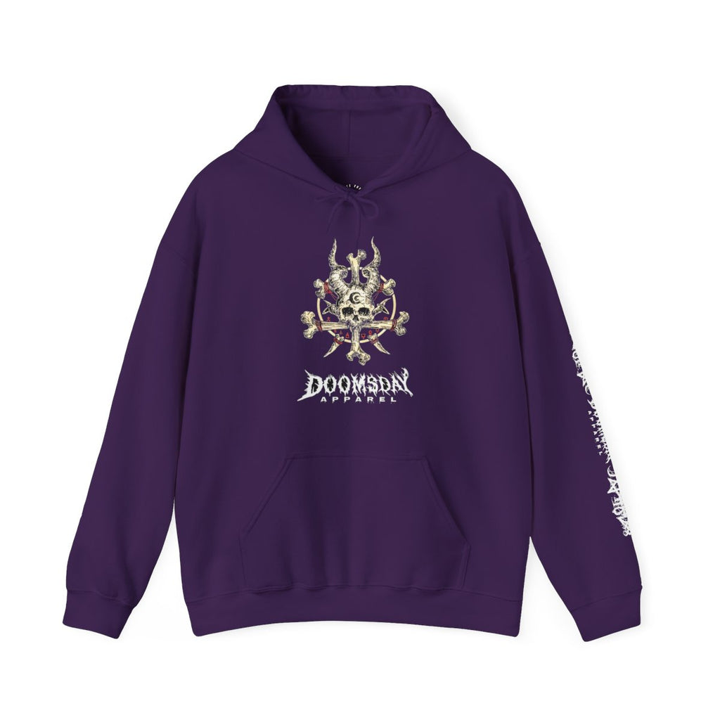 Bone Crown Hoodie - Purple