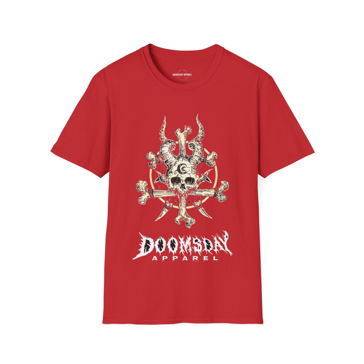 Bone Crown Tee - Red