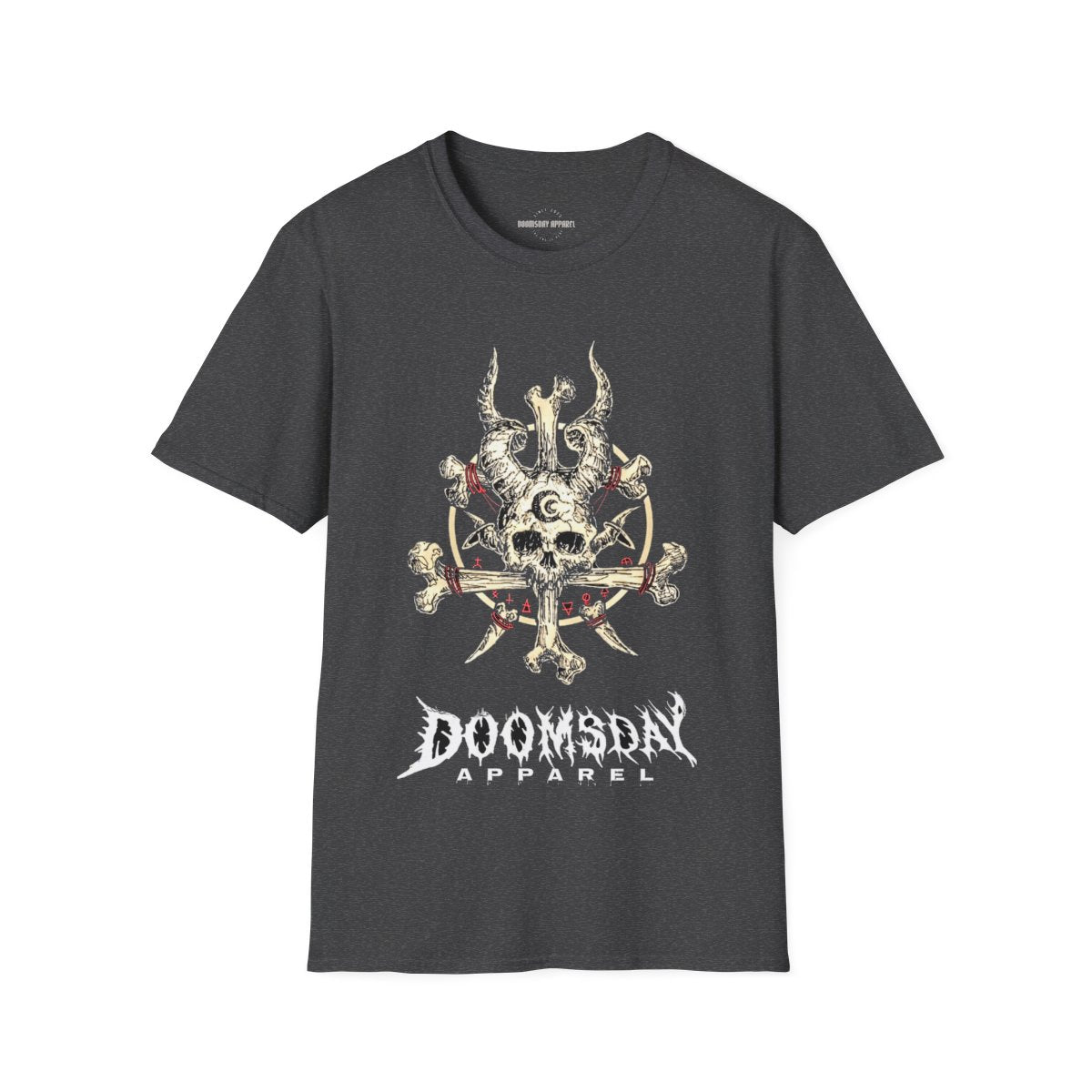 Bone Crown Tee - Dark Heather