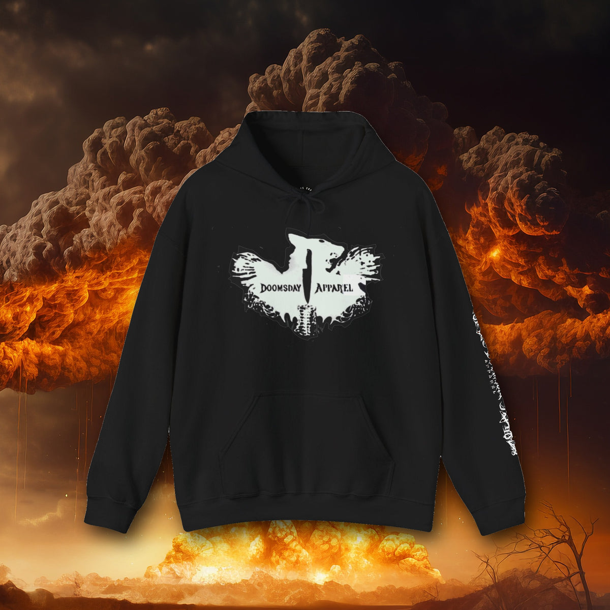 Wolf Crest Hoodie - Doomsday Inc.
