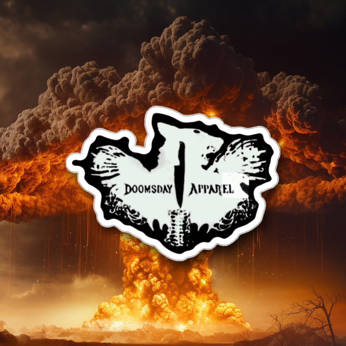 Wolf Crest Sticker - Doomsday Inc.
