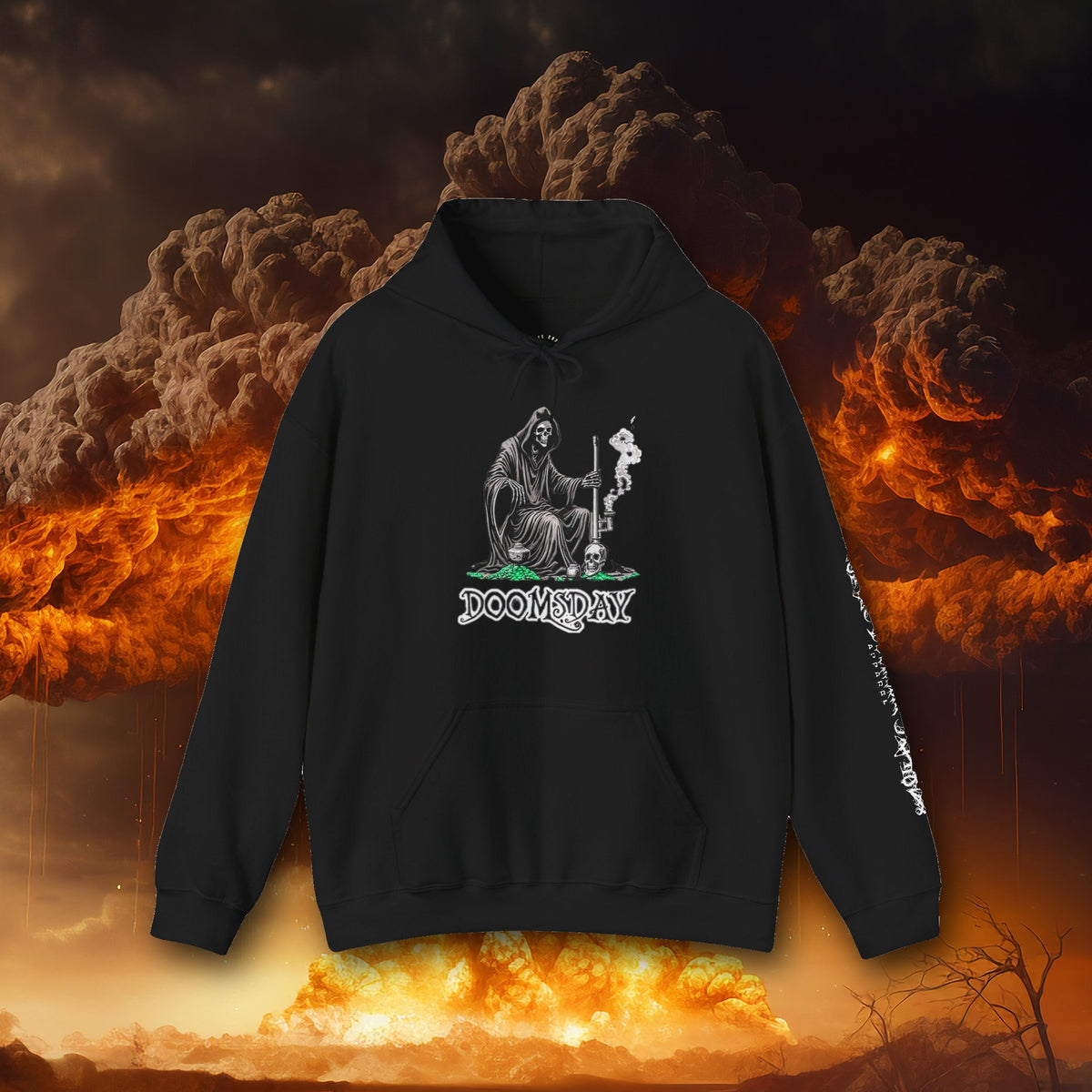 Reaper's Smoke Break Hoodie - Doomsday Inc.